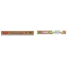Seti Doğal Pişirme Kağıdı 37 Cm X 8 M X1 + Kesilmiş Doğal Pişirme Kağıdı 37x42 Cm, 16'lı X1