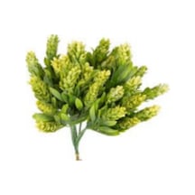 Yapay Çiçekli Bitki Yeşil-krem 25 Cm. Çok Renkli