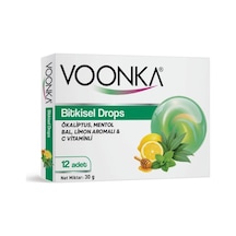 Voonka Pastil Okaliptüs Mentol Bal Bitkisel Drops 12li