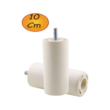 Bro Mobilya Kanepe Koltuk Baza Yükseltme Yükseltici M8 Civatalı Destek Ayağı Ayakları Beyaz 10cm. B Diğer