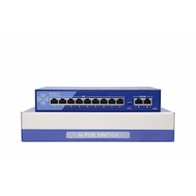 3dcool 3d-pse08 10 Port Kamera Poe Switch 8xpoe 2xuplink 120w 250mt