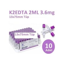 Bd Vacutainer Kan Alma Tüpü, 100 Adet, Mor Kapak