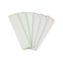 Minidamla Bebek 6'lı Ağız Mendili 20x20 CM - Pembe