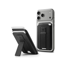 Magsafe Destekli Cüzdan Smart Fold 2 Mag Fit 3 Kartlık Black - Afa07149
