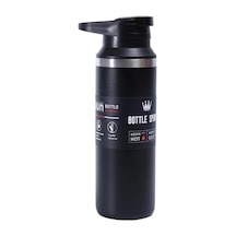 Çelik İçli Termos 500 Ml Siyah Skm018 Açık Beyaz