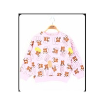 Toontoy Kız Çocuk Harf Baskılı Sweatshirt Pembe