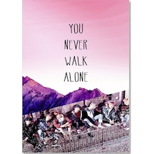 Cakasepetim Ahlap Tablo Bts Koreli Gençler You Never Walk Alone Ahşap Mdf Tablo