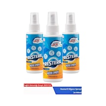 Resteril Çok Amaçlı Dezenfektan Sprey Durulanmayan Alkolsüz Koku Giderici Cpap Maske Dermastamp Dermaroller Alet Dezenfektanı 3 x 100 ML