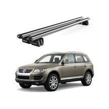 Pençe Volkswagen Touareg 2002-2010 Uyumlu Gri Ara Atkı 109cm Port Bagaj Tavan Barı