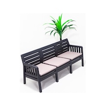 Lara Bahçe Balkon 3' Lü Koltuk-Antrasit