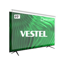 Bestekran Vestel Uyumlu 49F9400 TV EKRAN KORUYUCU - 49" inç 123 cm Ekran Kırılmaz Koruyucu