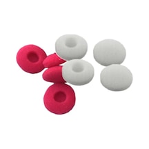Kulaklık Süngeri 18 Mm Taraftar 4 Kırmızı 4 Beyaz