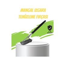 Mangal - 943 - Izgara Temizleme Fırçası Paslanmaz Çelik Telli - Csmo-tex - Uzun Saplı