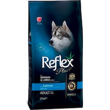 Reflex Plus Somonlu Orta ve Büyük Irk Yetişkin Köpek Maması 15 KG