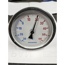Pakkens Çap 100 Arkadan 30/+60 Derece 10 Cm Termometre