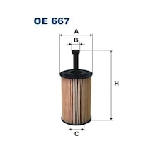 Citroen C3 Yag Filtresi 1.4 2003-2009 Fıltron Oe667