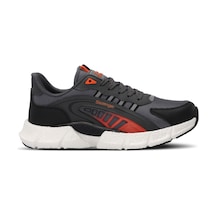 Slazenger ZIPLINE Erkek  Koyu Gri / Turuncu Koşu & Yürüyüş Spor Ayakkabısı