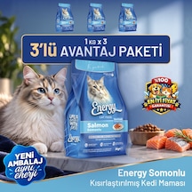 Cat Food Energy Somonlu Kısırlaştırılmış Kedi Maması - 3 Adet