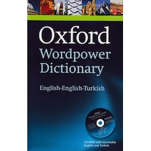 Oxford Wordpower Dictionary English English Turkish