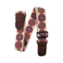 Raymond Joes Rj200-flw Gitar Askısı Çift Kat Pamuklu Deri Başlıklı