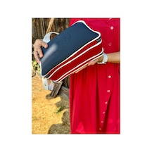 Just Polo Kadın Yeni Sezon Gofraj Baskılı Omuz Çantası 232053mh Beyaz - Lacivert - Kırmızı