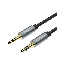 3.5mm Aux Ses Kablosu Erkek Erkek 1 Metre Siyah Y-c926abk