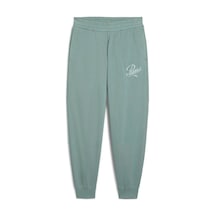 Puma Kadın Scrıpt Comfort Sweatpants Eşofman Alt 68498530 Yeşil