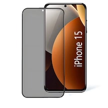 İphone 15/16/14 Pro Uyumlu Yüksek Netlik Gizlilik Ekran Filmi Esnek Seramik Darbeye Ve Çizilmeye Dayanıklı Tam Ekran