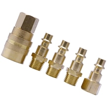 Suntek 5 Adet Katı Pirinç Çoğaltıcı Seti Hava Hortumu