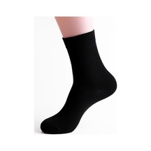 Siyah Yeni Varış Marka Erkek Çorapları Pamuk Bambu Elyaf Klasik İş Deodorant Elbise Çorapları Siyah