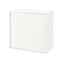 Vıhals Beyaz Renk Sürgü Kapaklı Dolap 95x47x90 Cm