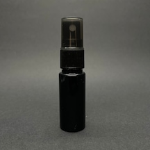 Silindir Pet Şişe Spreyli Siyah 15 ML