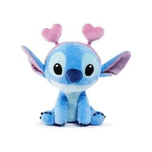 Kalp Kulaklıklı Stitch Peluş 25 Cm S00000508 Mavi