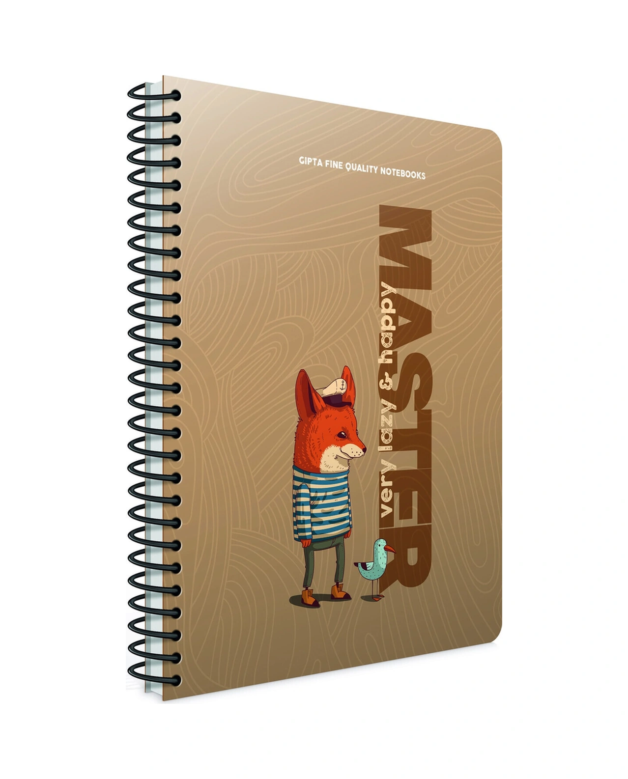 Lazy Master Spiralli Karton Kapak Defter 17x24cm 80 Yaprak Kareli 4 Lü Paket 6168 Diğer