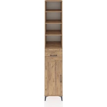 Hyperion Dolap 5 Raflı Tek Çekmeceli Tek Kapaklı 44x44x243 Çam-çam Atlas Çam