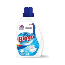 Bingo Beyazlar ve Renkliler İçin Beyaz Sabun Kokulu Sıvı Çamaşır Deterjanı 4 x 2600 ML