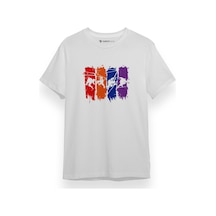 Ninja Turtles Splash Beyaz Kısa Kol Erkek Tshirt 001