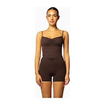 437 The Ballet Tank 437 Cloud Geri Dönüşümlü Sürdürülebilir Kadın Spor Atlet Kahverengi