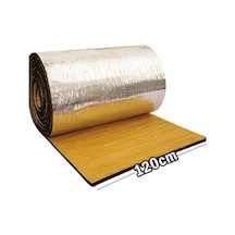 Oto Ses Isı Yalıtım Folyolu Kauçuk İzolasyon 120 x 100 CM 6 MM