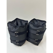 Me&ra Sport 2 Kg X 2 Adet El Ayak Bilek Ağırlık Seti Kum Ağırlık Torbası siyah