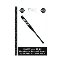 Özel Üretim Bs-20 Alemünyum Beyzbol Sopası Siyah Genç Aktivite Kadın