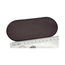 Çanta Aksesuar Koyu Kahve Renk 14x6 Cm Oval Çanta Tabanı Telefon Çantası Tabanı Diğer