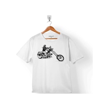 Motosiklet Chopper Bıker Rıder Black Sürücü Çocuk Tişört 001