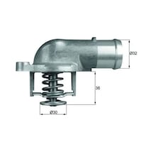 Mahle Tı21287d Termostat 070121114