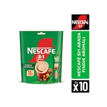 Nescafe 3 ü 1 Arada Fındık Aromalı Kahve 10'lu