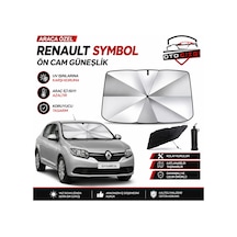 Renault Symbol Şemsiye Tip Ön Cam Güneşliği Katlanabilir Uv Korumalı Araç Cam Güneşlik