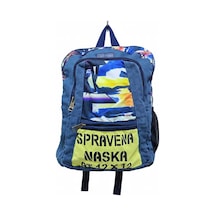 Old Cotton Cargo Elton Patchwork Sırt Çantası Lacivert