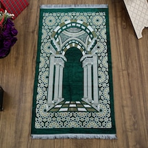 Medine Lüks Şönil Seccade Yeşil 66x116cm 520 Gr Çok Renkli