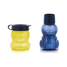 Atıştırmalık Kap 300 Ml Ve Eco Şişe Suluk Dino 350 Ml Mavi
