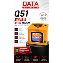 Dataforce Q51 4g Lte Wifi6 3000 Mah Taşınabilir Küp Router Modem